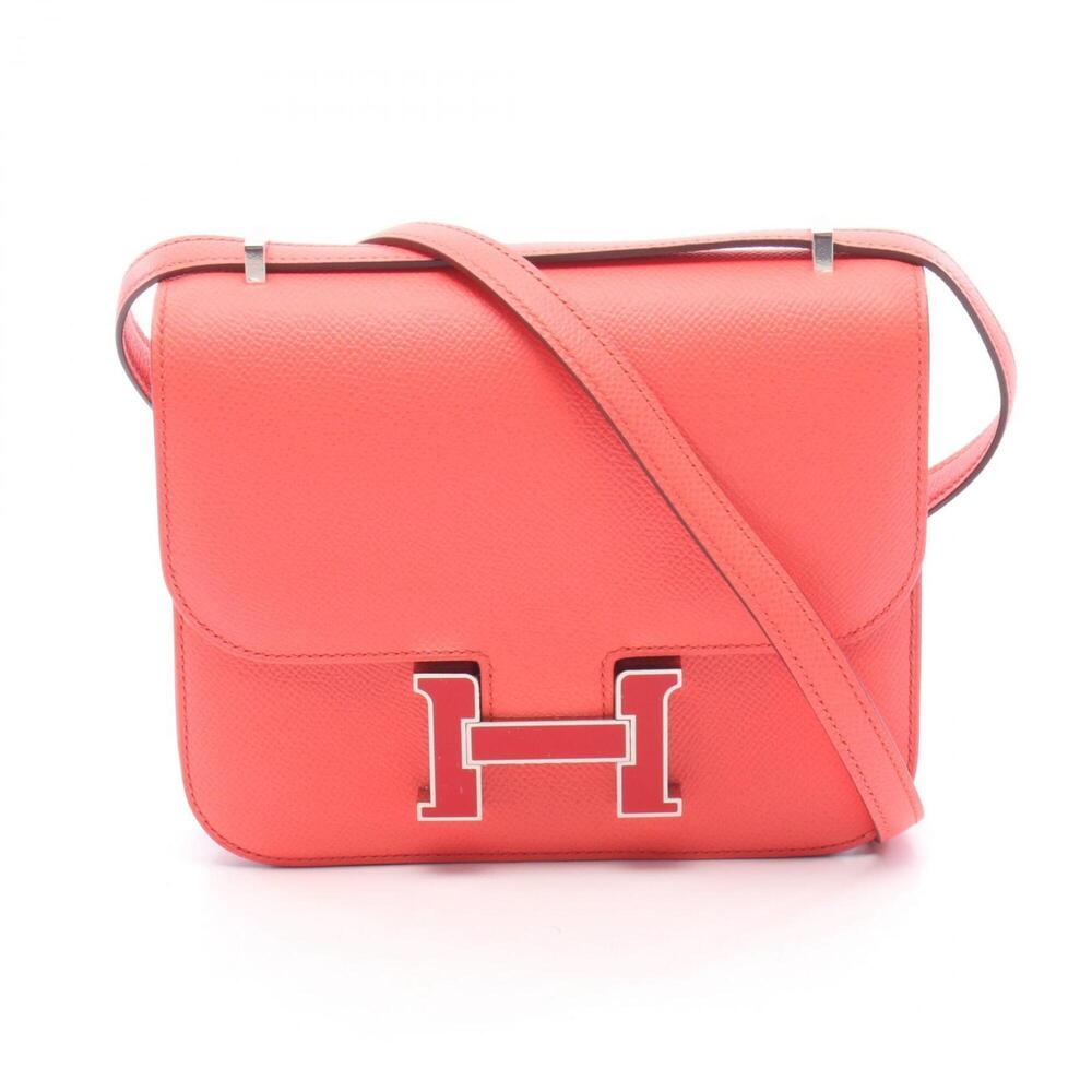Hermes Constance 3 Mini Rose Texas Shoulder Bag/Handbag, Veau Epsom Leather, ...